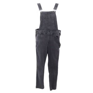 Dollhouse Denim Overalls Womens 11 Black Grunge Edgy Street Style Tomboy Alt Mod